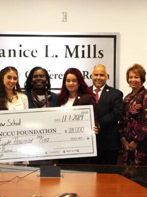 NCCU Law Awarded $28,000 in Julian T. Pierce Student Scholarships